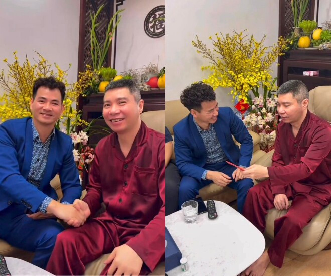 NSND Xuân Bắc đưa hai con trai chúc Tết NSND Công Lý: Tình bạn 30 năm keo sơn