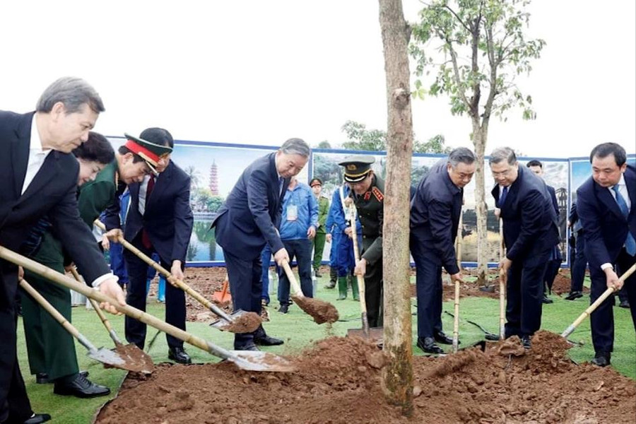 Tổng Bí thư Tô Lâm dự Lễ phát động Tết trồng cây tại Hà Nội