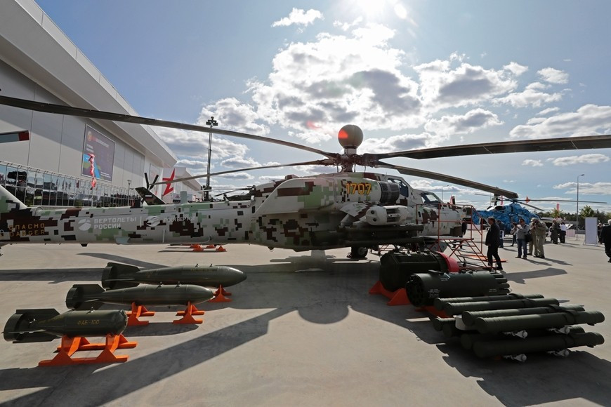 Nga trang bị tên lửa siêu âm Khrizantema-M cho trực thăng tấn công Mi-28