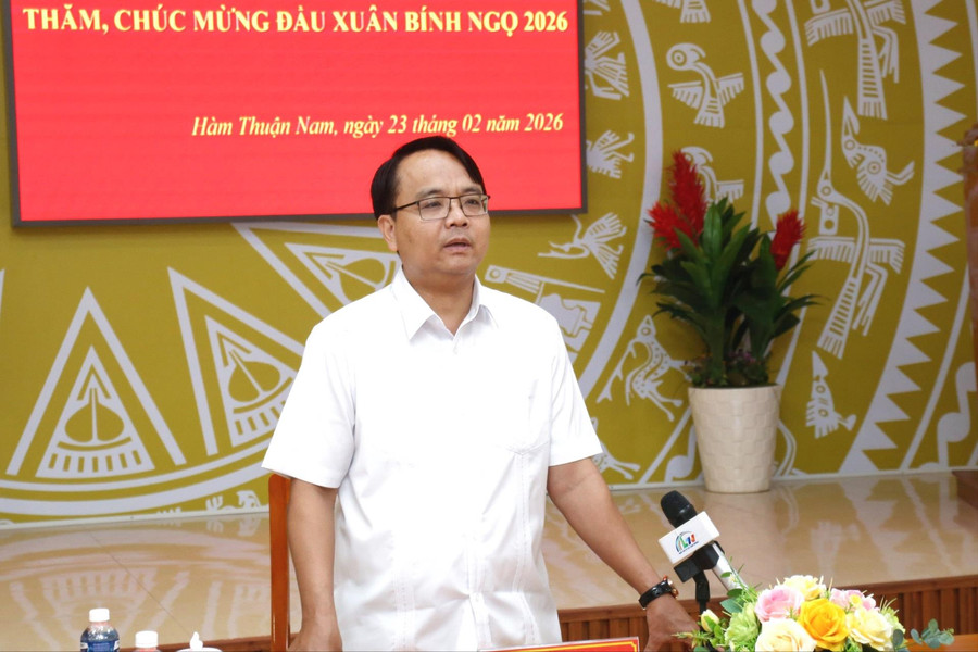 Hàm Thuận Nam phát huy đoàn kết, tạo khí thế thi đua ngay từ đầu năm mới