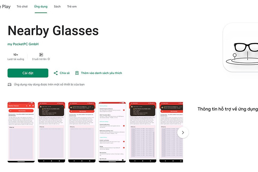 Nearby Glasses: Ứng dụng Android giúp phát hiện kính thông minh ở gần để bảo vệ quyền riêng tư
