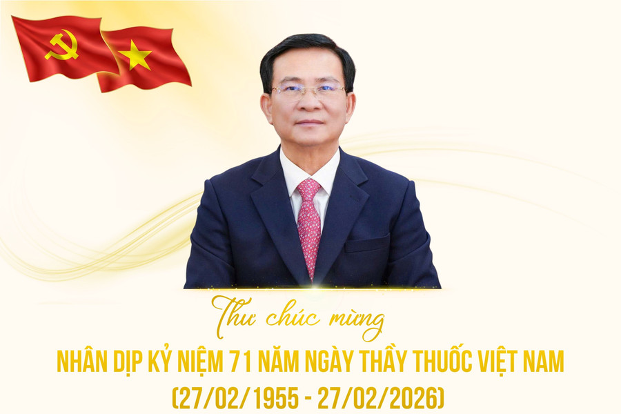 Thư chúc mừng của Chủ tịch UBND tỉnh Lâm Đồng nhân Kỷ niệm Ngày Thầy thuốc Việt Nam