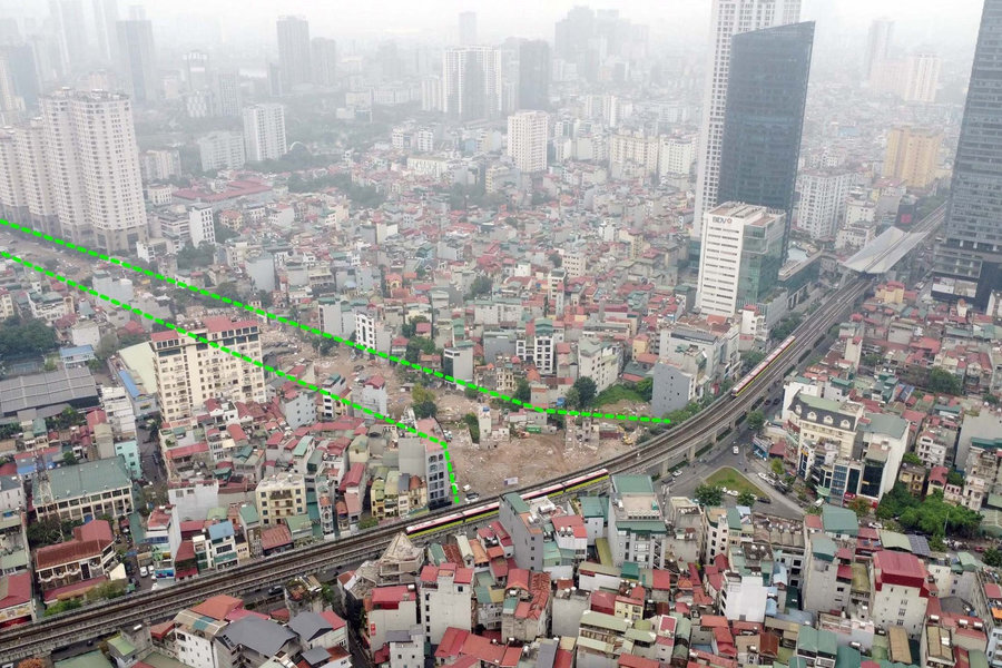 Đường Vành đai 2,5 đoạn Cầu Giấy: Bứt phá tiến độ giải phóng mặt bằng sau 7 năm