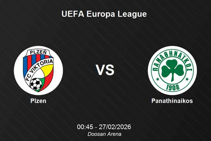 Nhận định Plzen vs Panathinaikos - UEFA Europa League: Thử thách cho bản lĩnh bất bại