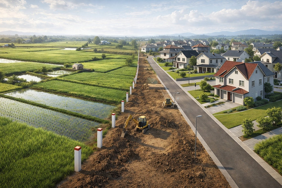 Quy định chuyển đất nông nghiệp lên thổ cư theo Luật Đất đai 2024: Những điều kiện bắt buộc