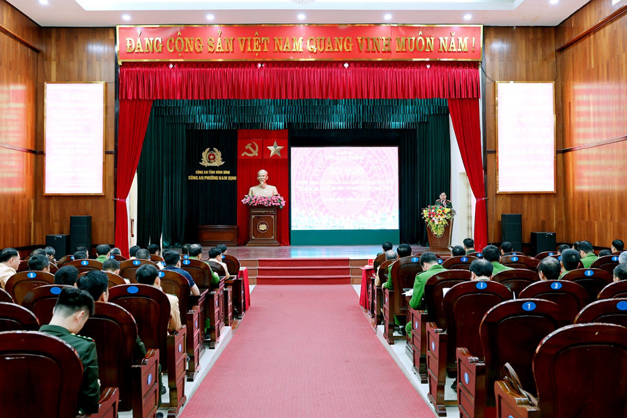 Công an Ninh Bình triển khai phương án bảo đảm an ninh trật tự Lễ khai Ấn Đền Trần 2026