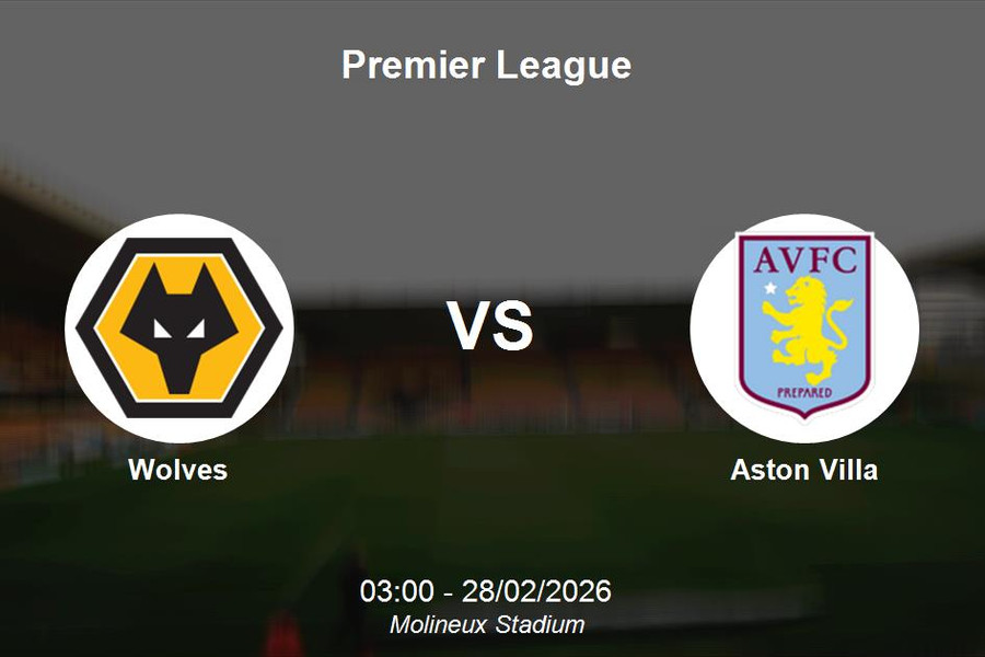 Nhận định Wolves vs Aston Villa - Premier League: Cơ hội củng cố vị trí top 3