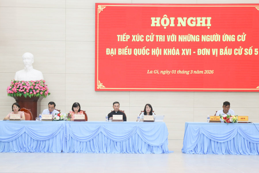 Ứng cử viên ĐBQH khóa XVI tiếp xúc cử tri Đơn vị bầu cử số 5 Lâm Đồng