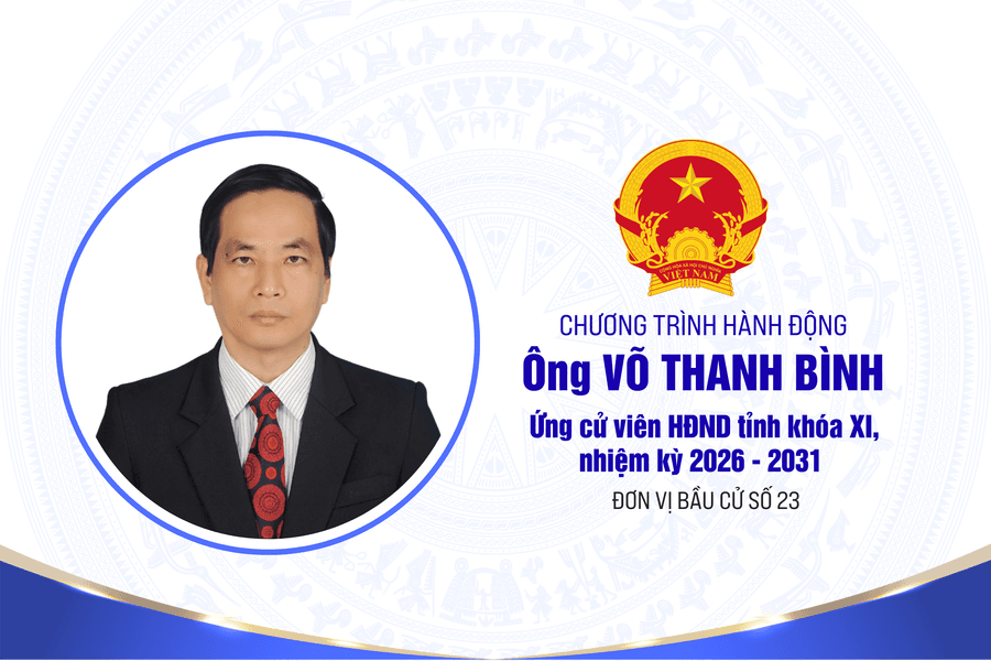 Dubai888 bet hành động của ông Võ Thanh Bình, ứng cử viên HĐND Link vào Link vao Dubai khóa XI, nhiệm kỳ 2026 - 2031