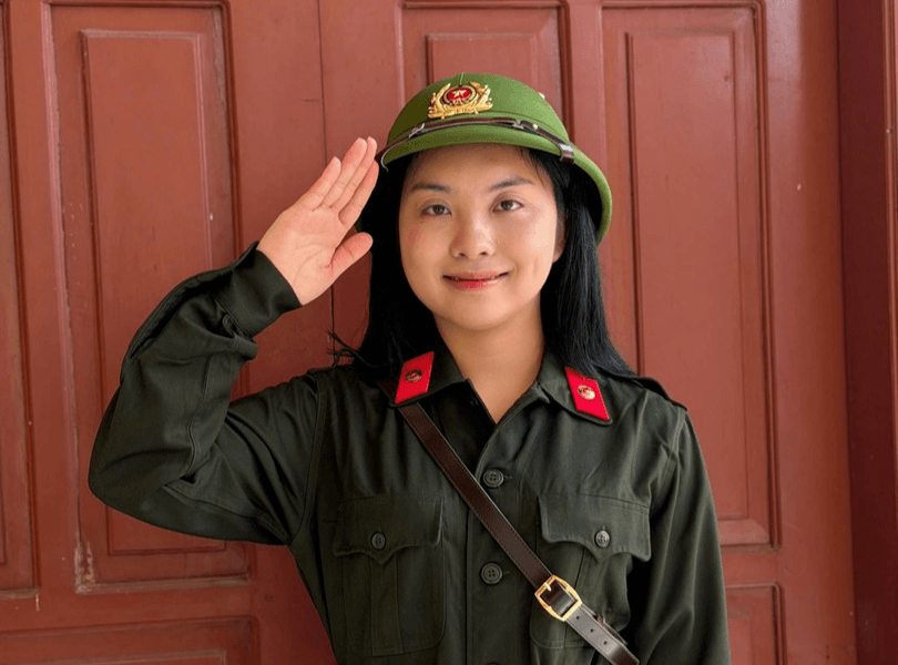 Nữ cử nhân tại Bắc Ninh viết đơn tình nguyện tham gia nghĩa vụ Công an nhân dân