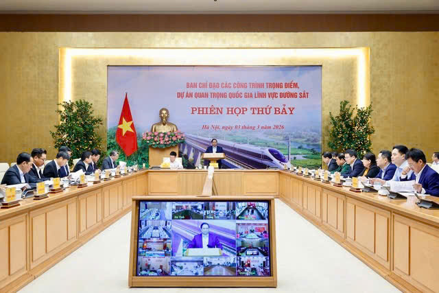 Thủ tướng Chính phủ yêu cầu đẩy nhanh các dự án đường sắt trọng điểm