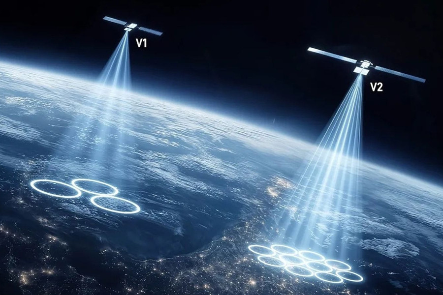 Starlink V2 mang tốc độ 5G từ vũ trụ đến smartphone: Bước tiến mới của SpaceX