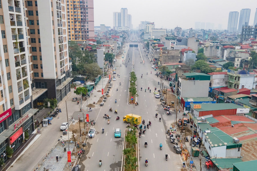 Thông xe đường Vành đai 2,5 đoạn Đầm Hồng - Quốc lộ 1A sau hơn 10 năm thi công