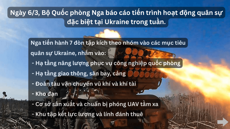 Nga tuyên bố phá hủy đoàn tàu vũ khí và bắn rơi hơn 2.000 UAV của Ukraine