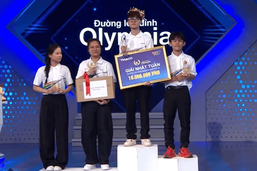 Olympia 26: Nam sinh Phú Thọ lội ngược dòng từ 15 điểm giành vòng nguyệt quế tuần