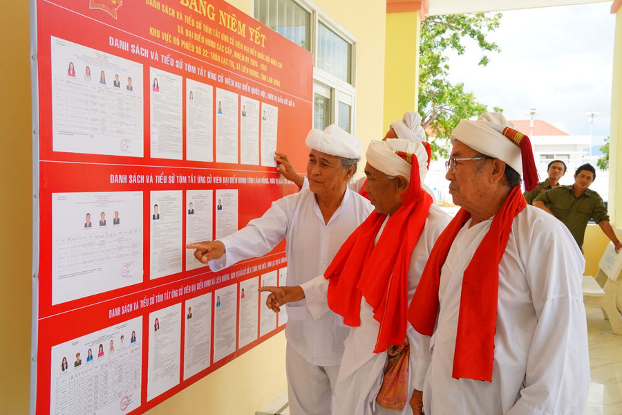 Ý Đảng - lòng dân ở vùng đồng bào Chăm ở Lâm Đồng trước ngày bầu cử
