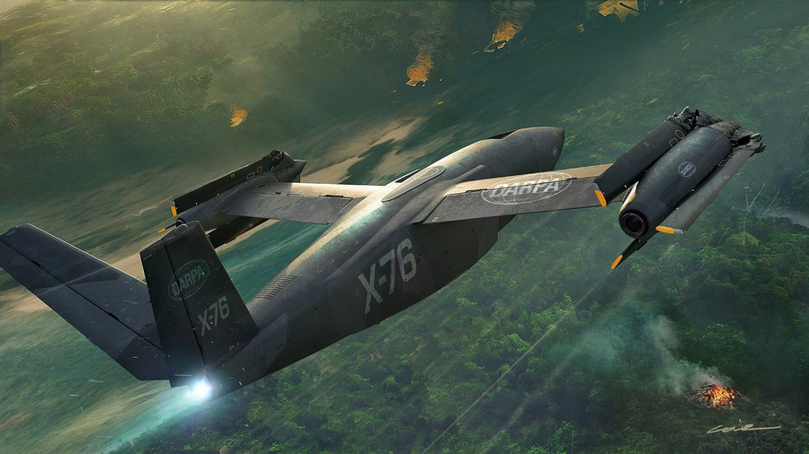 DARPA công bố X-76: Thế hệ máy bay phản lực cánh quạt lật mới của Mỹ