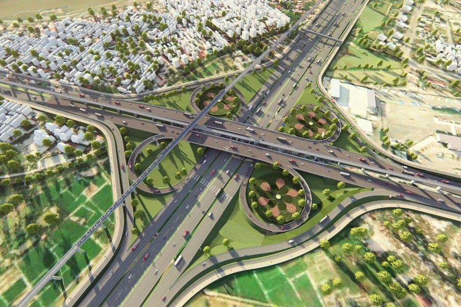 Cận cảnh tiến độ nút giao Vành đai 4 - Quốc lộ 6: Điểm nhấn giao thông phía Tây Hà Nội
