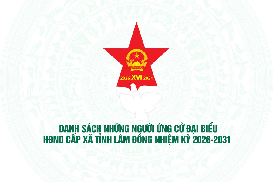 Danh sách những người ứng cử đại biểu HĐND cấp xã tỉnh Lâm Đồng nhiệm kỳ 2026-2031