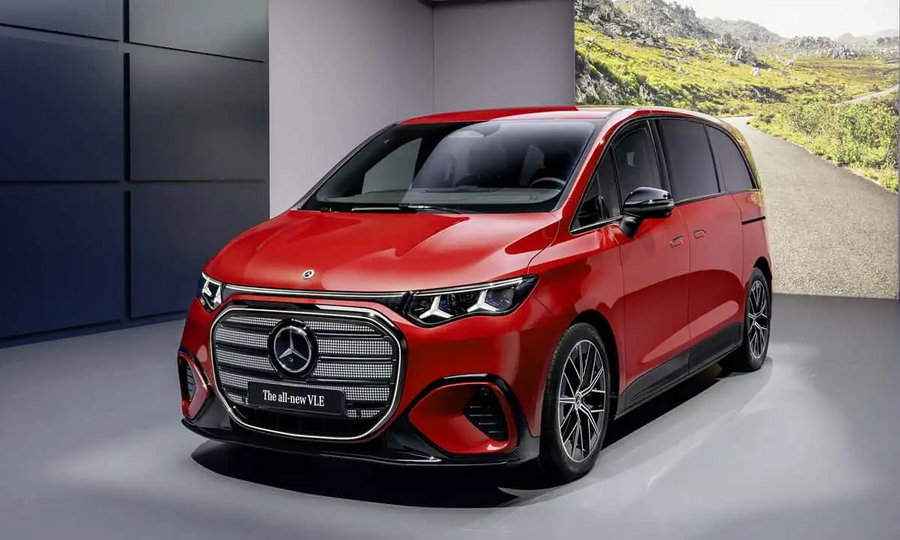 Mercedes-Benz VLE: Xe van điện hạng sang với tầm vận hành 700 km và rạp phim 8K di động