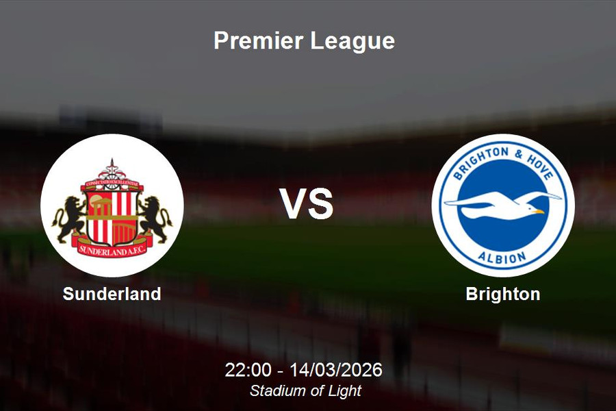Nhận định Sunderland vs Brighton - Premier League 22h00 ngày 14/3