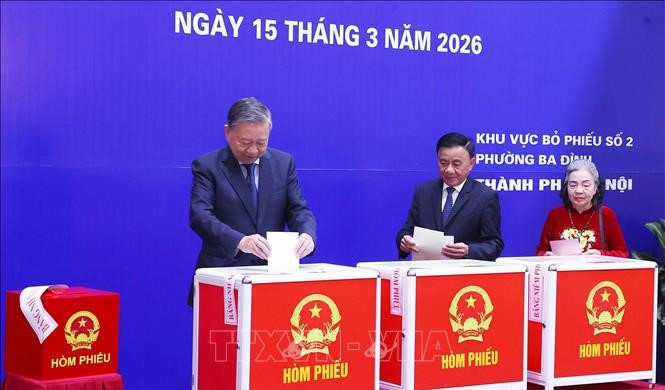 Hoàn thành tốt đẹp công tác bỏ phiếu bầu cử trên cả nước