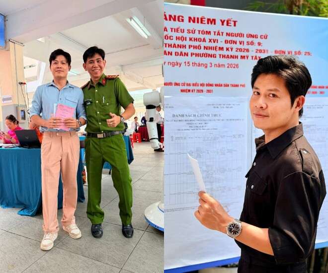 Sao Việt rạng rỡ đi bầu cử Quốc hội khóa XVI và HĐND các cấp