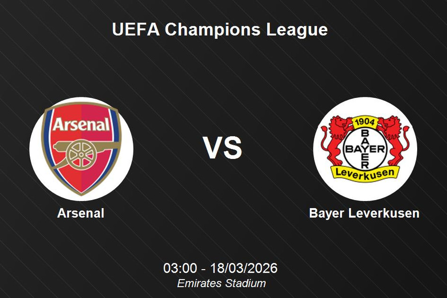 Nhận định Arsenal vs Bayer Leverkusen - Đẳng cấp vượt trội tại Champions League