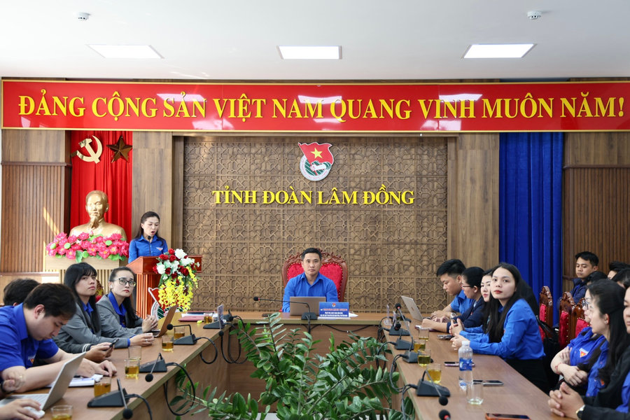 Hơn 1.500 cán bộ Đoàn học tập Nghị quyết Đại hội Đoàn tỉnh Lâm Đồng
