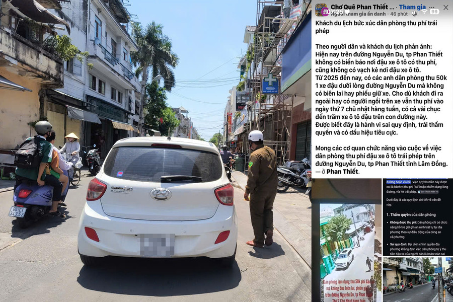 Làm rõ thông tin “thu phí giữ xe” trái phép ở Phan Thiết