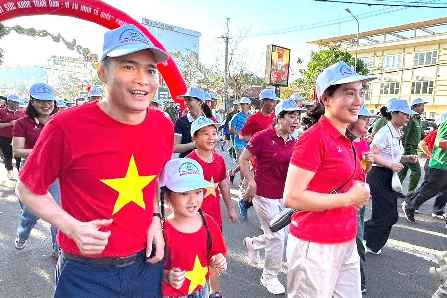 Lam Dong Localities Join Olympic Run for Public Health 2026