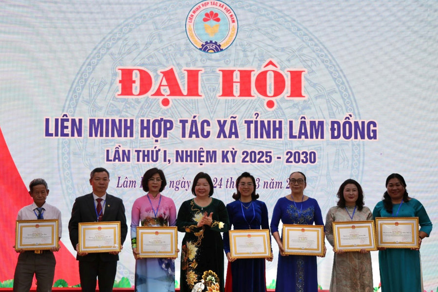 Đại hội đại biểu Liên minh Hợp tác xã tỉnh Lâm Đồng lần thứ I, nhiệm kỳ 2025 – 2030