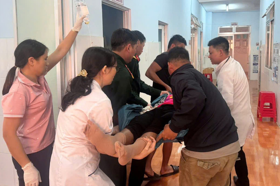Lực lượng quân sự Phường 3 Bảo Lộc kịp thời hỗ trợ sản phụ trở dạ