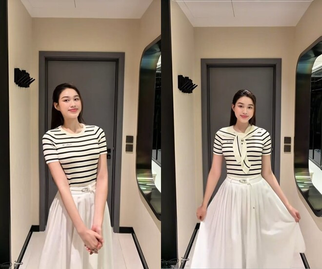 Hoa hậu Đỗ Hà chuẩn bị trang phục công tác cùng chồng Tổng Giám đốc và tin sao Việt 24h