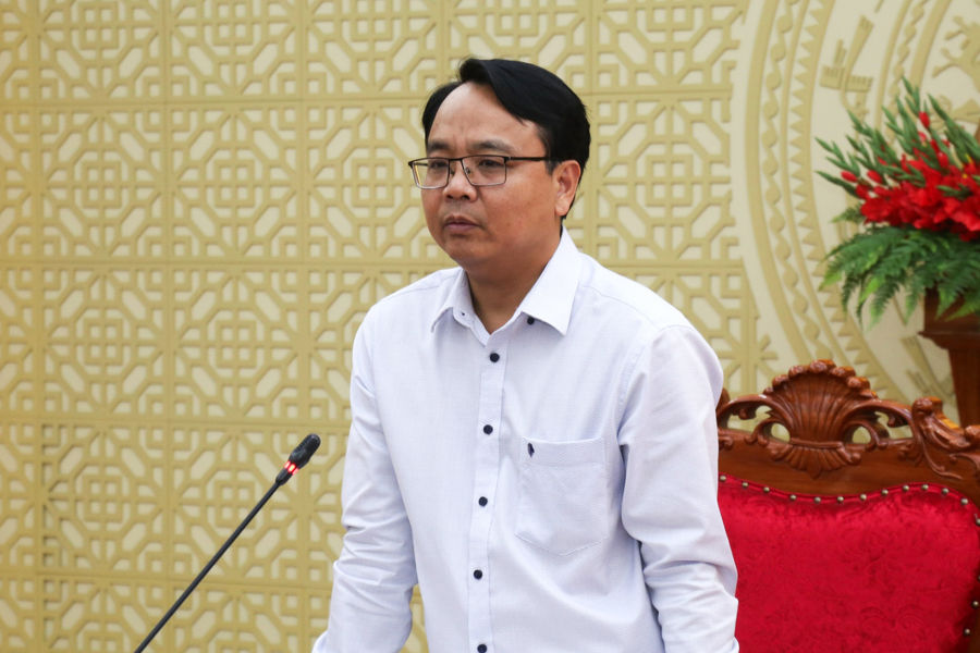 Phó Bí thư Thường trực Tỉnh ủy Lâm Đồng Đặng Hồng Sỹ làm việc với các cơ quan tham mưu, giúp việc Tỉnh ủy