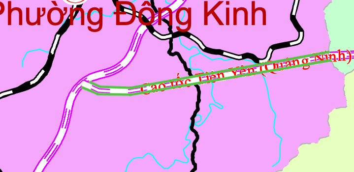 Quy hoạch hạ tầng phường Đông Kinh, Lạng Sơn: Chi tiết tuyến cao tốc Tiên Yên - Đồng Đăng