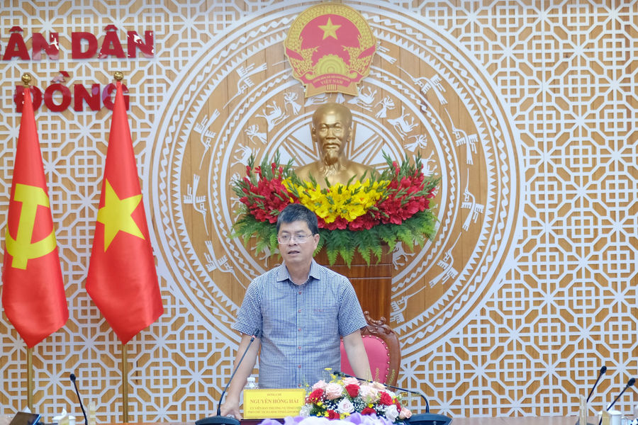 Phó Chủ tịch UBND tỉnh Lâm Đồng Nguyễn Hồng Hải chỉ đạo đẩy nhanh tiến độ cao tốc trọng điểm