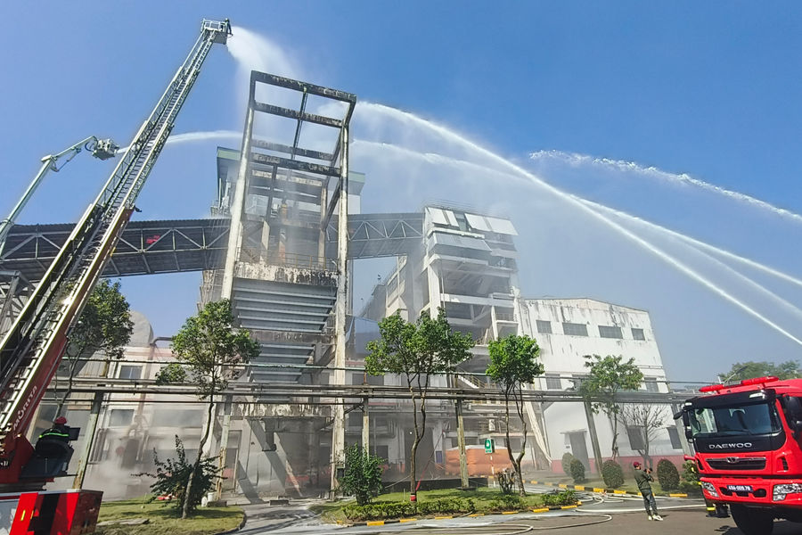 Lâm Đồng thực tập phương án chữa cháy, cứu nạn cứu hộ quy mô lớn