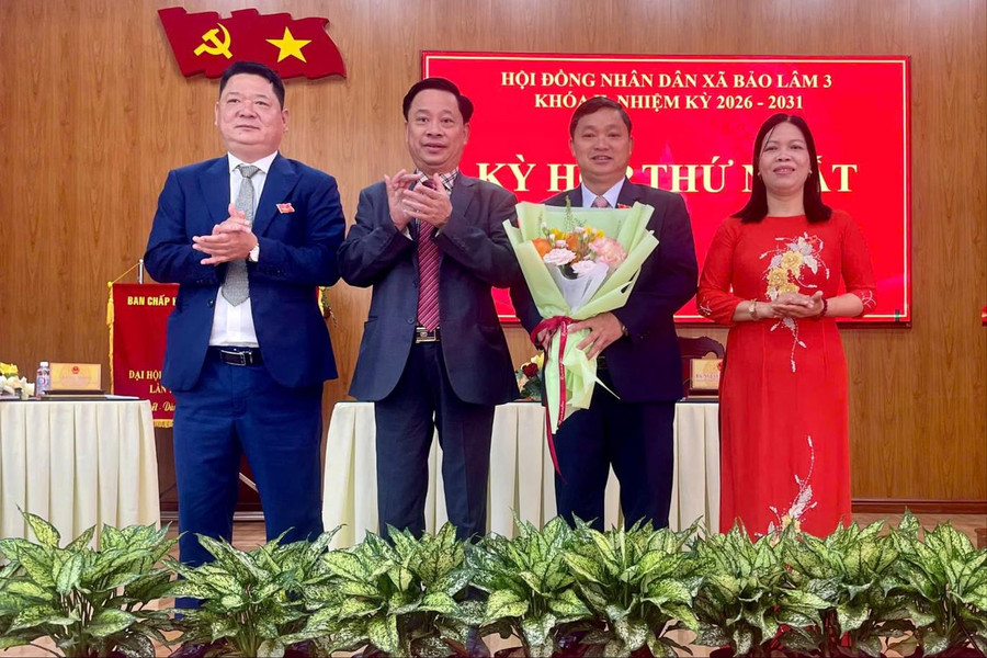 Kỳ họp thứ nhất HĐND xã Bảo Lâm 3 khóa II