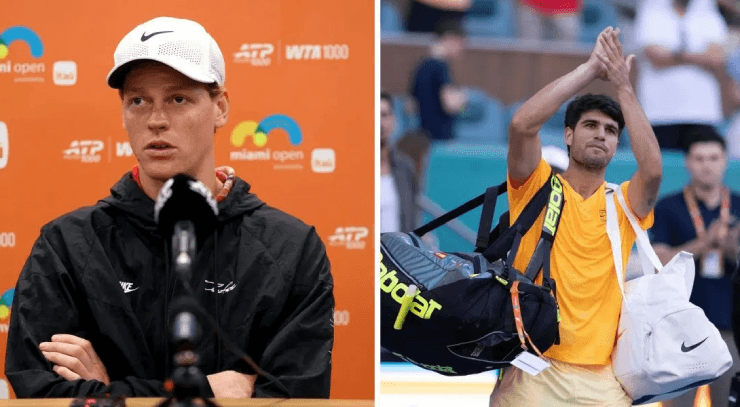 Alcaraz ví đối thủ như Federer, Sinner đáp trả đầy thực dụng tại Miami Open