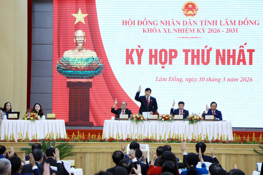 HĐND tỉnh Lâm Đồng hoàn tất kiện toàn bộ máy chính quyền nhiệm kỳ mới