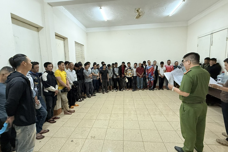Công an Đắk Lắk triệt phá sới bạc quy mô lớn núp bóng giải câu cá trao thưởng