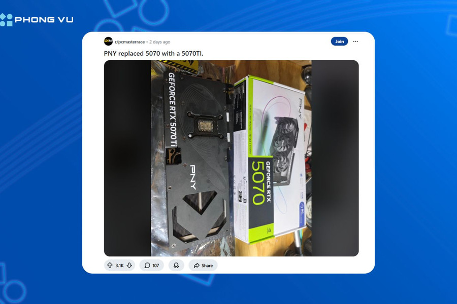 Nvidia nâng cấp miễn phí RTX 5070 hỏng lên RTX 5070 Ti cho người dùng đi bảo hành