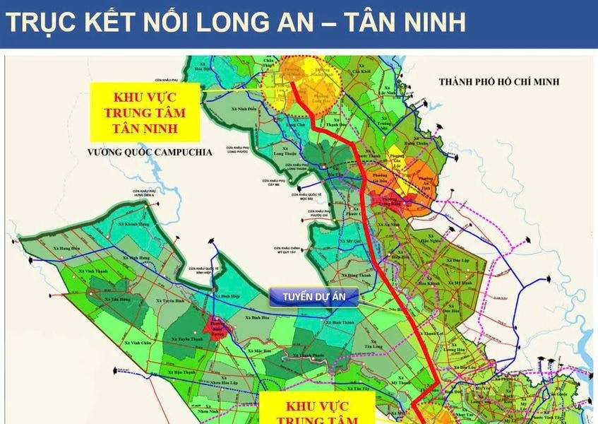 Dự án trục kết nối của Tây Ninh: Đầu tư 25.700 tỷ đồng phát triển hạ tầng liên vùng