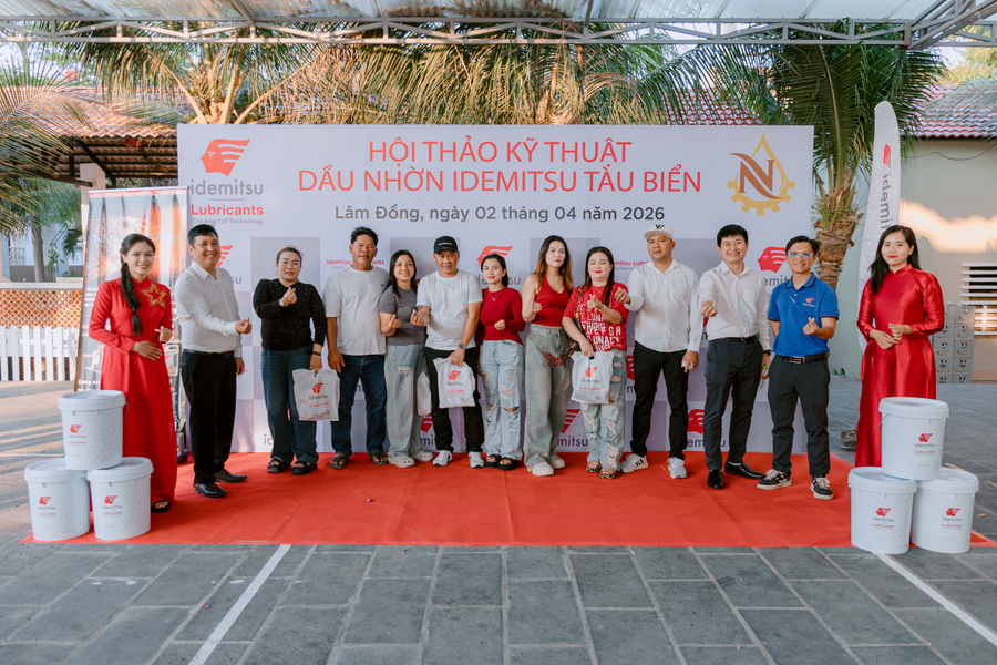 Hội thảo Kỹ thuật dầu nhờn IDEMITSU tàu biển tại Phan Rí Cửa