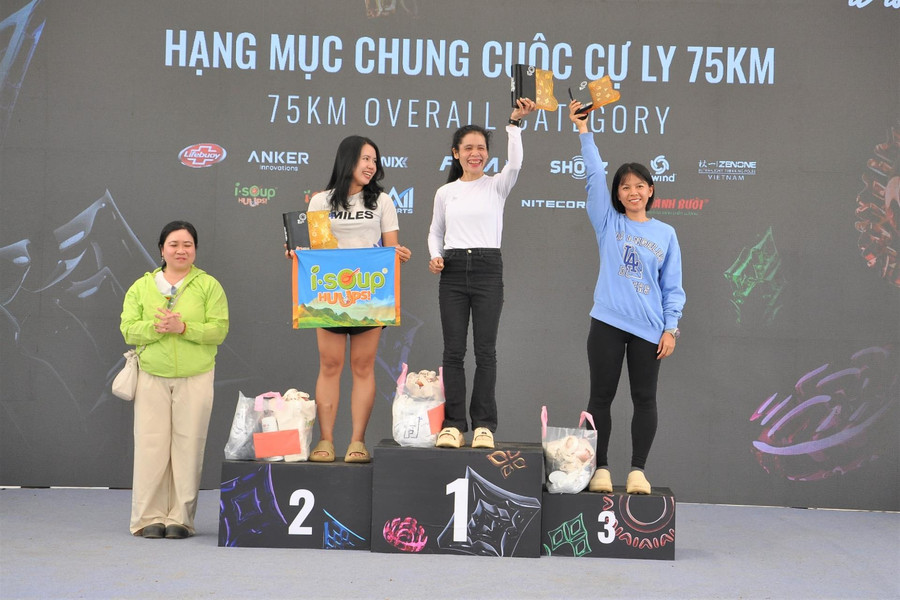 Kon Tập Trang cô giáo chinh phục các đường chạy địa hình