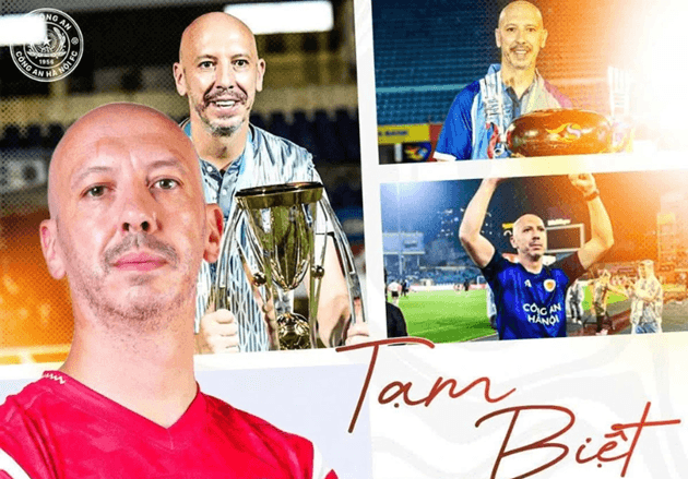 Luis Viegas rời CLB CAHN: Kết thúc hành trình của trợ lý đầy cá tính tại V-League
