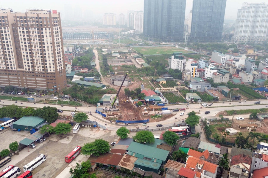 Xây dựng cống ngầm xuyên đê hữu Hồng: Giải pháp chống ngập cho khu đô thị Ciputra