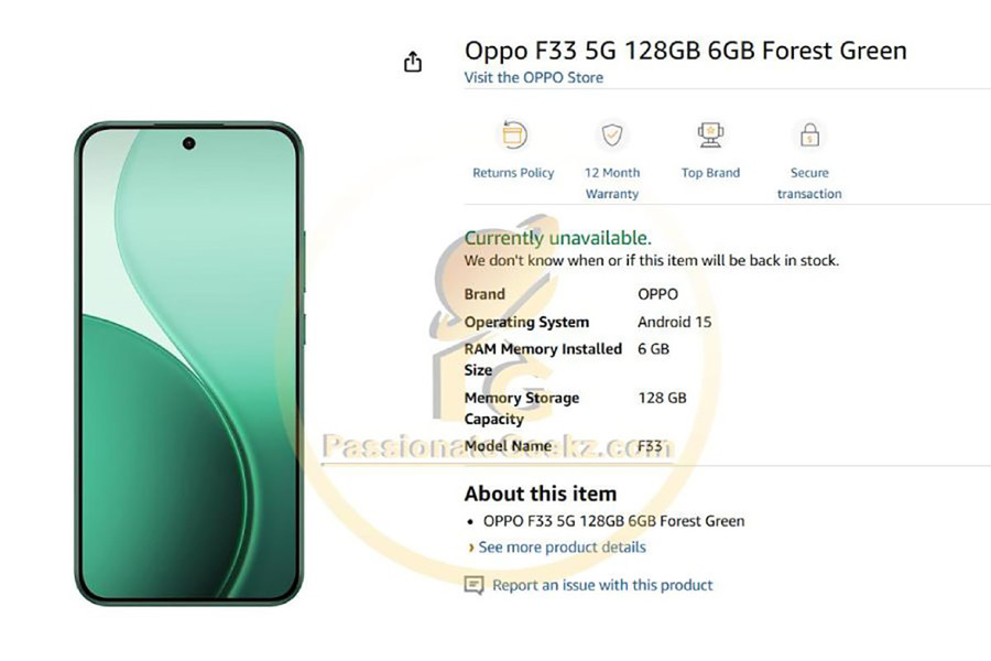 Thông số cấu hình OPPO F33 5G và F33 Pro 5G: Pin 7.000 mAh cùng chuẩn kháng nước IP69K