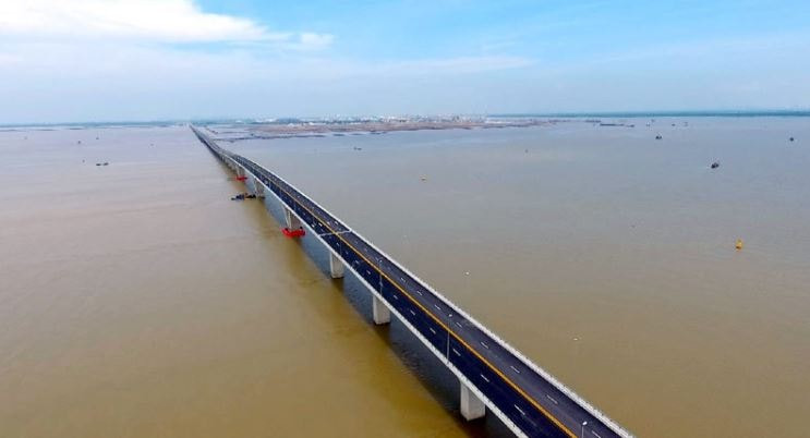 Cầu vượt biển Tân Vũ - Lạch Huyện: Dấu ấn hạ tầng 12.000 tỷ đồng tại TP.Hải Phòng